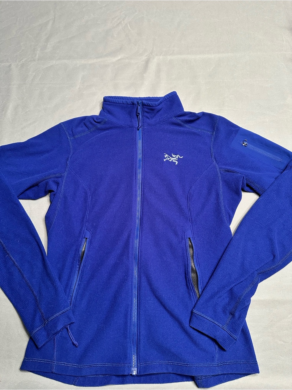 Arc'teryx Women’s Cobalt Blue Full‑Zip lite Fleece Jacket